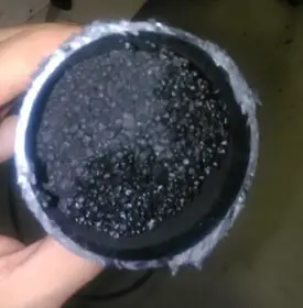 Gas condensed inside charcoal canister